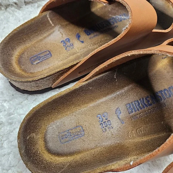 Birkenstock Arizona Birko-flor Soft Footbed‎ Slide Sandals sz 39 - Picture 4 of 9